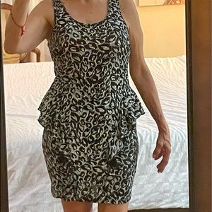 Black & Silver sequins dress